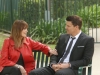 BONES:  Booth (David Boreanaz, R) has a heart-to-heart talk with his mother (guest star Joanna Cassidy, L) in the