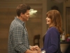 BONES:  Booth (David Boreanaz, L) reconneces with his mother (guest star Joanna Cassidy, R) in the