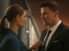 BONES: Brennan (Emily Deschanel, L) worries about Booth (David Boreanaz, R) when they investigate the murders of several FBI agents with whom Booth was close in the