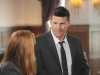 BONES: Booth (David Boreanaz, L) questions a suspect in the "The Secrets in the Proposal" season premiere episode of BONES airing Monday, Sept. 16 (8:00-9:00 PM ET/PT) on FOX. ©2013 Fox Broadcasting Co. Cr: Ray Mickshaw/FOX