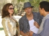 BONES:  Brennan (Emily Deschanel, L) and Booth (David Boreanaz, C) go undercover at a marriage retreat as previous personas "Roxie" and "Tony"  in the "The Cheat in the Retreat" episode of BONES airing Monday, Sept. 23 (8:00-9:00 PM ET/PT) on FOX.  Also pictured:  Yancey Arias (R). ©2013 Fox Broadcasting Co.  Cr:  Patrick McElhenney/FOX