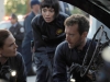 BONES:  L-R:  Brennan (Emily Deschanel), Cam (Tamara Taylor) and Hodgins (TJ Thyne) work on extracting evidence from a burnt car in the "El Carnicero en el Coche" episode of BONES airing Monday, Sept. 23 (8:00-9:00 PM ET/PT) on FOX.  Â©2013 Fox Broadcasting Co.  Cr:  Ray Mickshaw/FOX