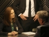 BONES:  Brennan (Emily Deschanel, L) and Booth (David Boreanaz, R) question a surgeon who may have taken part in the murder of an FBI agent in the "The Sense in the Sacrifice" episode of BONES airing Monday, Oct. 7 (8:00-9:00 PM ET/PT) on FOX.  ©2013 Fox Broadcasting Co.  Cr:  Patrick McElhenney/FOX