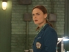 BONES:  Brennan (Emily Deschanel) is surprised by an unexpected visitor in the "The Sense in the Sacrifice" episode of BONES airing Monday, Oct. 7 (8:00-9:00 PM ET/PT) on FOX.  Â©2013 Fox Broadcasting Co.  Cr:  Patrick McElhenney/FOX