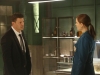 BONES:  Brennan (Emily Deschanel, R) and Booth (David Boreanaz, L) discuss old cases that may be tied to the recent murder of an FBI Agent in the "The Sense in the Sacrifice" episode of BONES airing Monday, Oct. 7 (8:00-9:00 PM ET/PT) on FOX.  ©2013 Fox Broadcasting Co.  Cr:  Patrick McElhenney/FOX