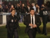 BONES:  Brennan (Emily Deschanel, L) and Booth (David Boreanaz, R) arrive at a crime scene where remains have been displayed like a replica of a famous painting in the "The Sense in the Sacrifice" episode of BONES airing Monday, Oct. 7 (8:00-9:00 PM ET/PT) on FOX.  Â©2013 Fox Broadcasting Co.  Cr:  Patrick McElhenney/FOX