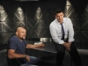 BONES:  Booth (David Boreanaz, R) interviews Chuck "The Iceman" Liddell (guest-starring as himself, L) in the "The Lady on the List" episode of BONES airing Monday, Oct. 14  (8:00-9:00 PM ET/PT) on FOX.  ©2013 Fox Broadcasting Co.  Cr:  Ray Mickshaw/FOX