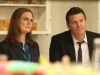 BONES: Brennan (Emily Deschanel, L) and Booth (David Boreanaz, R) investigate a food scientist's lab in the "The Mystery in the Meat" episode of BONES airing Friday, Nov. 22 (8:00-9:00 PM ET/PT) on FOX. ©2013 Fox Broadcasting Co.  Cr: Patrick McElhenney/FOX