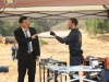 BONES:  Booth (David Boreanaz, L) and Hodgins (TJ Thyne, R) investigate remains of a young girl found in a field in the "The Spark in the Park" episode of BONES airing Friday, Dec. 6 (8:00-9:00 PM ET/PT) on FOX. ©2013 Fox Broadcasting Company.  Cr: Ray Mickshaw/FOX