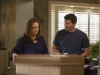 BONES:  A package filled with remains is delivered to Brennan (Emily Deschanel, L) and Booth's (David Boreanaz, R) home in the "The Ghost in the Killer" episode of BONES airing Friday, Jan. 10 (8:00-9:00 PM ET/PT) on FOX.  ©2013 Fox Broadcasting Co.  Cr:  Jennifer Clasen/FOX