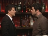 BONES:  Booth (David Boreanaz, L) questions a suspect (guest star Robert Baker, R) in the "Big in the Philippines" episode of BONES airing Friday, Jan. 17 (8:00-9:00 PM ET/PT) on FOX.  ©2013 Fox Broadcasting Co.  Cr:  Patrick McElhenney/FOX