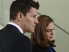 BONES:  Brennan (Emily Deschanel, L) and Booth (David Boreanaz, L) investigate a kidnapping which turns into a murder in the "The Heiress in the Hill" episode of BONES airing Friday, Jan. 31 (8:00-9:00 PM ET/PT) on FOX.  Â©2014 Fox Broadcasting Co.  Cr:  Patrick McElhenney/FOX