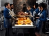 BONES:  The Jeffersonian team (L-R: TJ Thyne, guest star Ignacio Serricchio, Emily Deschanel, Tamara Taylor and Michaela Conlin) examinr remains found in a septic tank in the "The Repo Man in the Septic Tank" episode of BONES airing Monday, March 17 (8:00-9:00 PM ET/PT) on FOX.  Â©2014 Fox Broadcasting Co.  Cr: Ray Mickshaw/FOX