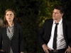 BONES:  Brennan (Emily Deschanel, L) and Booth (David Boreanaz, R) investigate the murder of repo man whose remains are found in a septic tank in the "The Repo Man in the Septic Tank" episode of BONES airing Monday, March 17 (8:00-9:00 PM ET/PT) on FOX.  Â©2014 Fox Broadcasting Co.  Cr:  Jennifer Clasen/FOX