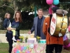 BONES:  Brennan (Emily Deschanel, second from L) and Max (guest star Ryan O'Neal, R) celebrate Christine's (guest star Sunnie Pelant, L) birthday in the "The Carrot in the Kudzu" episode of BONES airing Monday, March 24 (8:00-9:00 PM ET/PT) on FOX.  Â©2014 Fox Broadcasting Co.  Cr:  Patrick McElhenney/FOX