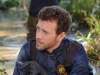 BONES: Hodgins (TJ Thyne) investigates remains found in a swamp in the "The Cold in the Case" episode of BONES airing Friday, April 14 (8:00-9:00 PM ET/PT) on FOX. Â©2014 Fox Broadcasting Co. Cr: Ray Mickshaw/FOX
