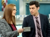 BONES: Brennan (Emily Deschanel, L) and Sweets (John Francis Daley, R) investigate the death of a swim coach in the "The Drama in the Queen" episode of BONES airing Monday, April 28 (8:00-9:00 PM ET/PT) on FOX. Â©2014 Fox Broadcasting Co. Cr: Patrick McElhenney/FOX