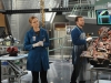 BONES:  Brennan (Emily Deschanel, L) and Hodgins (Tj Thyne, R) examine remains that are burned into a recliner in the "The Recluse in the Recliner" Season Finale episode of BONES airing Monday, May 19 (8:00-9:00 PM ET/PT) on FOX.  Â©2014 Fox Broadcasting Co.  Cr:  Ray Mickshaw/FOX