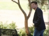 BONES:  Booth (David Boreanaz, L) attends a memorial service for Sweets in the "The Lance to the Heart" episode of BONES airing Thursday, Oct. 2 (8:00-9:00 PM ET/PT) on FOX.  Â©2014 Fox Broadcasting Co.  Cr:  Jordin Althaus/FOX