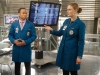 BONES:  Brennan (Emily Deschanel, R) and Dr. Clark Edison (guest star Eugene Byrd) continue to investigate who framed Booth for murder in the "The Lance to the Heart" episode of BONES airing Thursday, Oct. 2 (8:00-9:00 PM ET/PT) on FOX.  Â©2014 Fox Broadcasting Co.  Cr:  Jordin Althaus/FOX