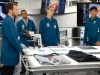 BONES:  L-R:  Hodgins (TJ Thyne), Dr. Clark Edison (guest star Eugene Byrd), Brennan (Emily Deschanel) and Cam (Tamara Taylor) continue to investigate who framed Booth for murder in the "The Lance to the Heart" episode of BONES airing Thursday, Oct. 2 (8:00-9:00 PM ET/PT) on FOX.  Â©2014 Fox Broadcasting Co.  Cr:  Jordin Althaus/FOX