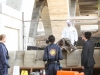 BONES:  Hodgins (TJ Thyne, second from R) is excited when he investigates remains found in a storm drain in the "The Purging of the Pundit" episode of BONES airing Thursday, Oct. 9 (8:00-9:00 PM ET/PT) on FOX.  Also pictured L-R:  Emily Deschanel, Tamara Taylor and guest star John Boyd.  Â©2014 Fox Broadcasting Co.  Cr:  Patrick McElhenney/FOX