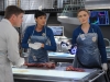 BONES:  The Jeffersonian team (L-R:  Michael grant Terry, Tamara Taylor and Emily Deschanel) investigate the remains of a college psychology professor in the "The Mutilation of the Master Manipulator" episode of BONES airing Thursday, Dec. 4 (8:00-9:00 PM ET/PT) on FOX.  Â©2014 Fox Broadcasting Co.  Cr:  Ray Mickshaw/FOX