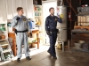BONES:  Hodgins (TJ Thyne, R) and Jeffersonian intern Wendell Bray (guest star Michael Grant Terry, L) look for clues during the murder investigation of a college psychology professor in the "The Mutilation of the Master Manipulator" episode of BONES airing Thursday, Dec. 4 (8:00-9:00 PM ET/PT) on FOX.  ©2014 Fox Broadcasting Co.  Cr:  Jordin Althaus/FOX