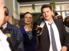 BONES: Brennan (Emily Deschanel, L) and Booth (David Boreanaz, R) visit the school campus of an affluent teacher that is found dead and the students have become suspects, in the "The Teacher in the Books" episode of BONES airing Thursday, April 2 (8:00-9:00 PM ET/PT) on FOX. Pictured Â©2015 Fox Broadcasting Co. Cr: Patrick McElhenney/FOX