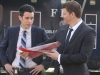 BONES:  Booth (David Boreanaz, R) shows Aubrey (John Boyd, L) evidence in the second part of the special two-hour "The Lost in the Found"/"The Verdict in the Victims" episode of BONES airing Thursday, May 7 (8:00-10:00 PM ET/PT) on FOX.  ©2015 Fox Broadcasting Co.  Cr:  Patrick McElhenney/FOX