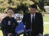 BONES:  Brennan (Emily Deschanel, L) and Booth (David Boreanaz, R) search for evidence after a psychic provides them with valuable information in the BONES season premiere episode "Harbingers in the Fountain" airing Thursday, Sept. 17 (8:00-9:00 PM ET/PT) on FOX.  ©2009 Fox Broadcasting Co.  Cr:  Richard Foreman/FOX