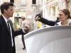 BONES:  Brennan (Emily Deschanel, R) and Booth (David Boreanaz, L) find a corpse in the trunk of a car in the BONES episode "The Bond in the Boot" airing Thursday, Sept. 24 (8:00-9:00 PM ET/PT) on FOX.  ©2009 Fox Broadcasting Co.  Cr:  Greg Gayne/FOX