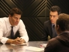 BONES:  L-R:  David Boreanaz and John Boyd in the "The Donor in the Drink" episode of BONES airing Thursday, Oct. 15 (8:00-9:00 PM ET/PT) on FOX.  ©2015 Fox Broadcasting Co.  Cr:  Patrick McElhenneyFOX
