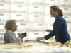 BONES:  L-R:  Guest star Betty White and Emily Deschanel in the "The Carpals in the Coy-Wolves" episode of BONES airing Thursday, Oct. 22 (8:00-9:00 PM ET/PT) on FOX.  ©2015 Fox Broadcasting Co.  Cr: