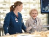 BONES:  L-R:  Emily Deschanel and guest star Betty White  in the "The Carpals in the Coy-Wolves" episode of BONES airing Thursday, Oct. 22 (8:00-9:00 PM ET/PT) on FOX.  ©2015 Fox Broadcasting Co.  Cr: