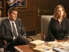 BONES: L-R:  David Boreanaz and Emily Deschanel in the "The Senator in the Street Sweeper" episode of BONES airing Thursday, Nov. 5 (8:00-9:00 PM ET/PT) on FOX.  ©2015 Fox Broadcasting Co.  Cr:  Patrick McElhenney/FOX