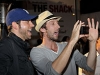 Zachary Levi and Joel David Moore at the EVO 3D launch