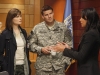 BONES:  Brennan (Emily Deschanel, L) and Booth (David Boreanaz, C) return to Washington, D.C. to help Cam (Tamara Taylor, R) solve a tough case in the BONES season premiere episode