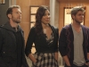 BONES:  Jeffersonian team members (L-R:  TJ Thyne, Michaela Conlin and Michael Grant Terry) reunites in the BONES season premiere episode