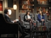 BONES:  Brennan (Emily Deschanel, R) appears in a television interview with a rival author (guest star Nora Dunn, C) who she has little respect for in the "The Dude in the Dam" episode of BONES airing Monday, Nov. 11 (8:00-900 PM ET/PT) on FOX.  Also pictured: guest star Loren Lester, L.  ©2013 Fox Broadcasting Company.  Cr:  Ray Mickshaw/FOX
